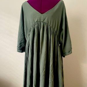 Green Flowy Dress